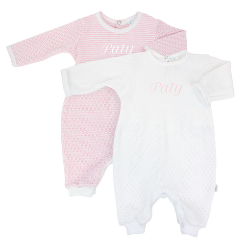 Paty Knit, Monogrammed Romper #MG166 #MG266
