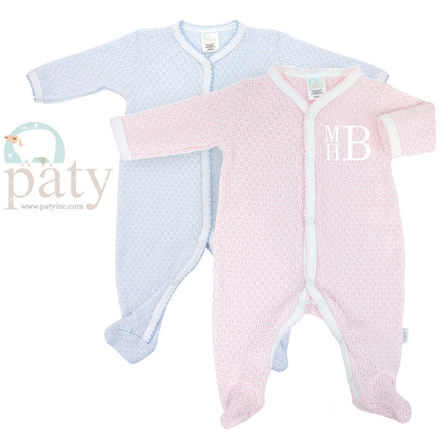 Monogrammed Footie #MG219