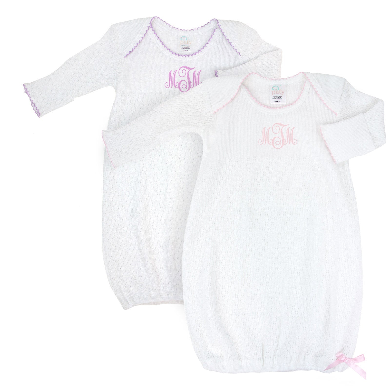 Monogrammed Gown Interlocking Font #MGI115 – PatyInc