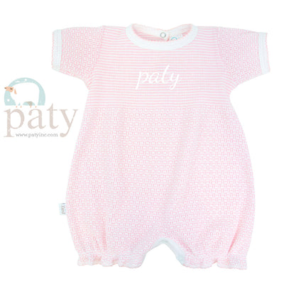 Monogrammed, Paty Knit Stripe Bubble