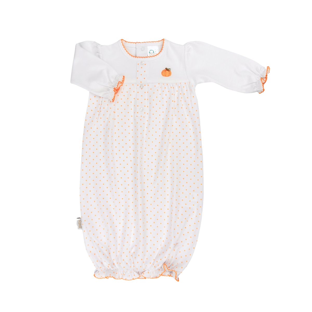 Pima Dot Pumpkin Gown