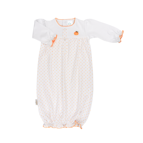 Pima Dot Pumpkin Gown