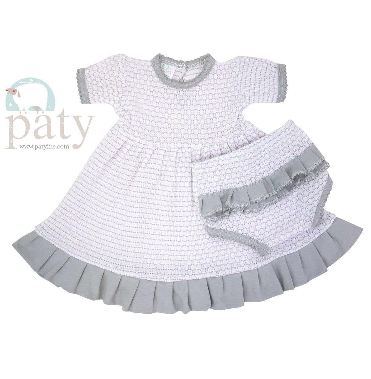 Ruffle Dress w/ Diaper Cover #PS1507