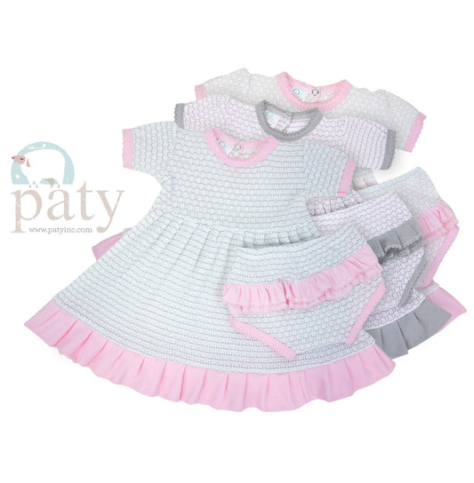 Ruffle Dress w/ Diaper Cover #PS1507