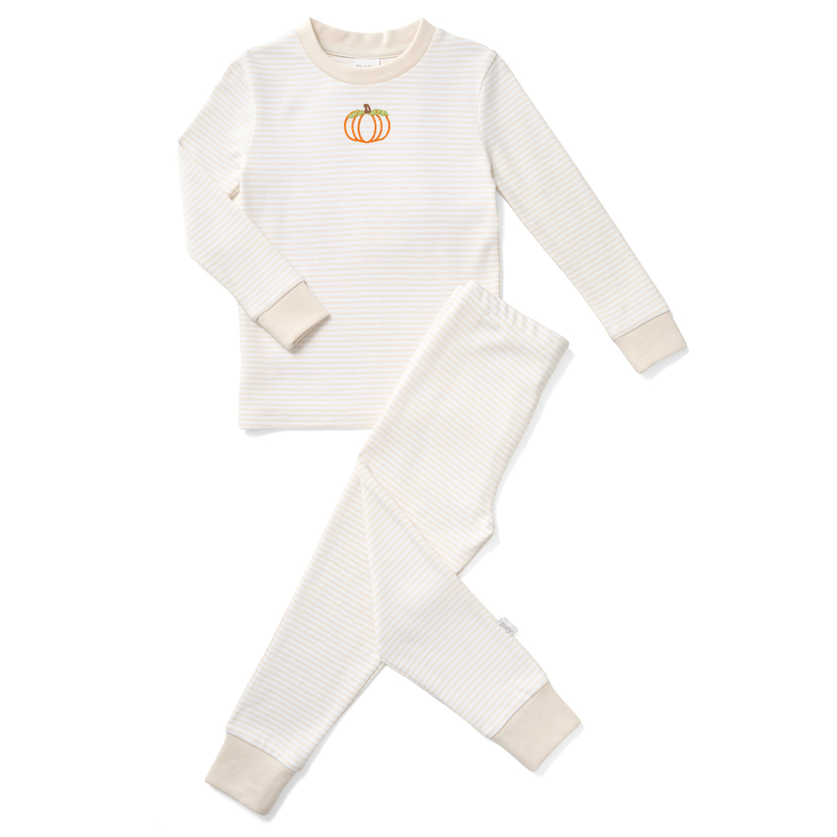 Paty Organic Cotton Kids Pumpkin Pajama Set