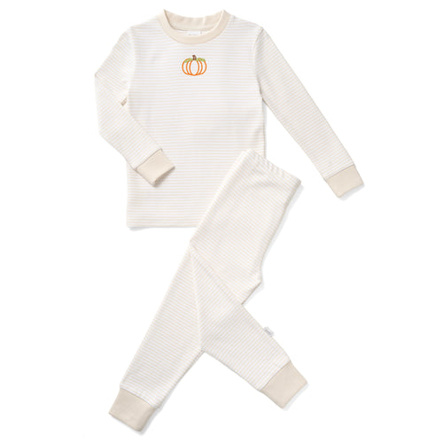 Paty Organic Cotton Kids Pumpkin Pajama Set