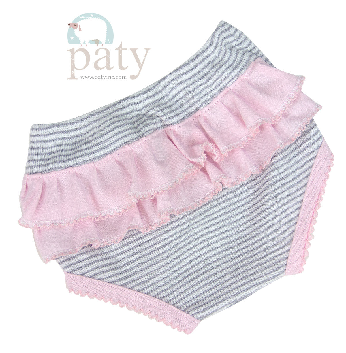 Rib Knit Bloomers with Ruffle #RB112