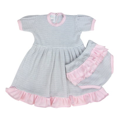 Ruffle Dress w/ Diaper Cover #RB1507