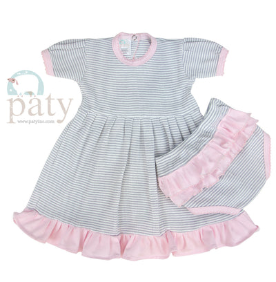 Ruffle Dress w/ Diaper Cover #RB1507