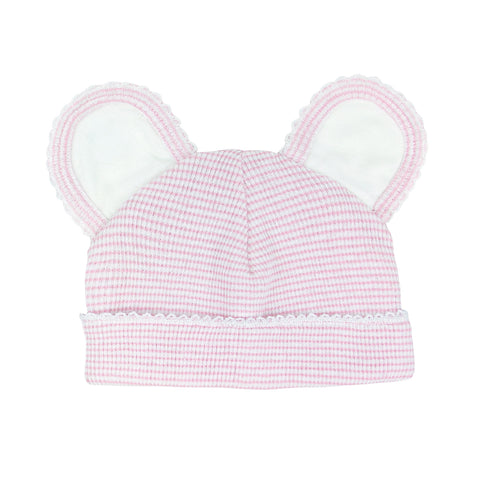 Rib Knit Paty Bear Beanie #RB1509