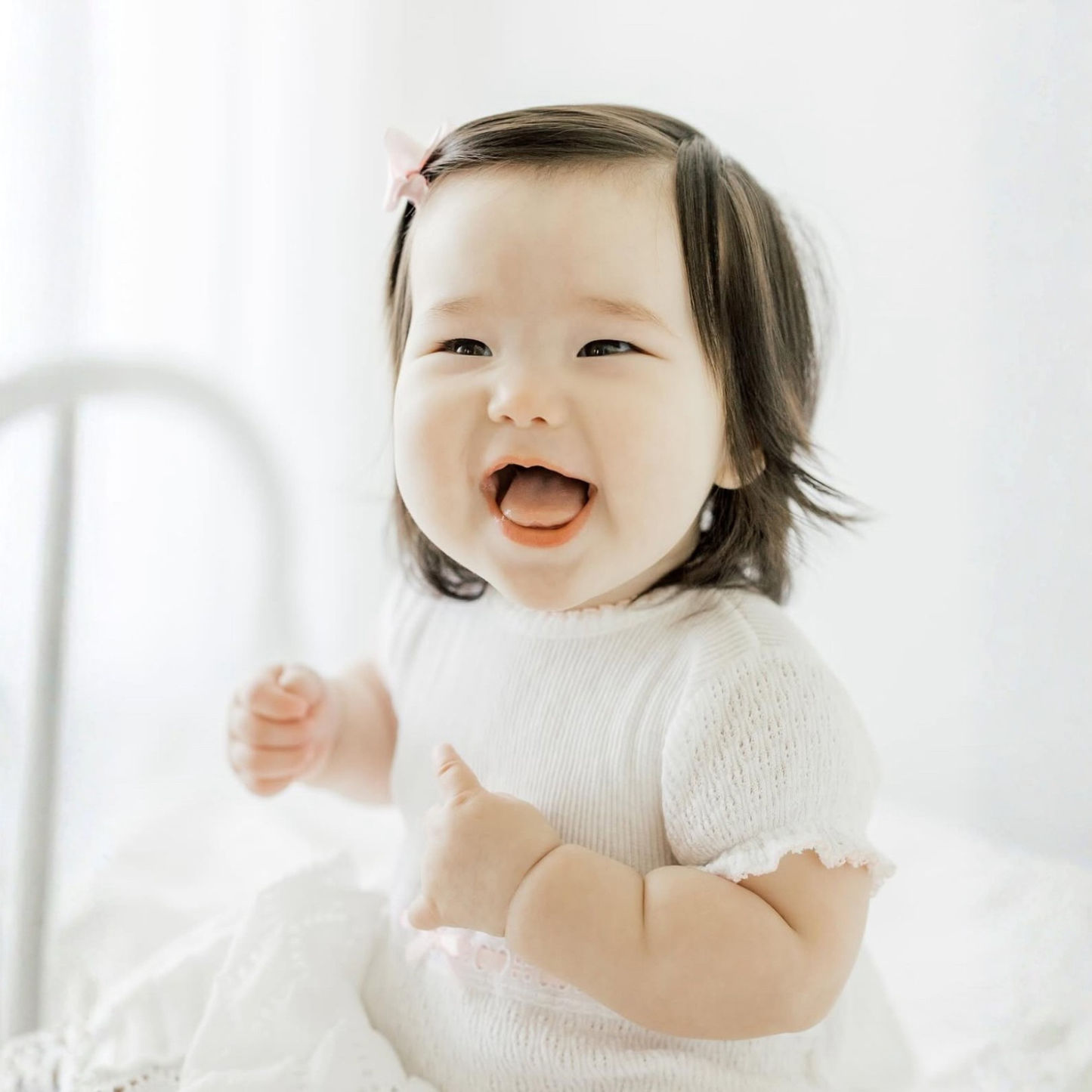 Paty Knit Eyelet Ribbon Bubble