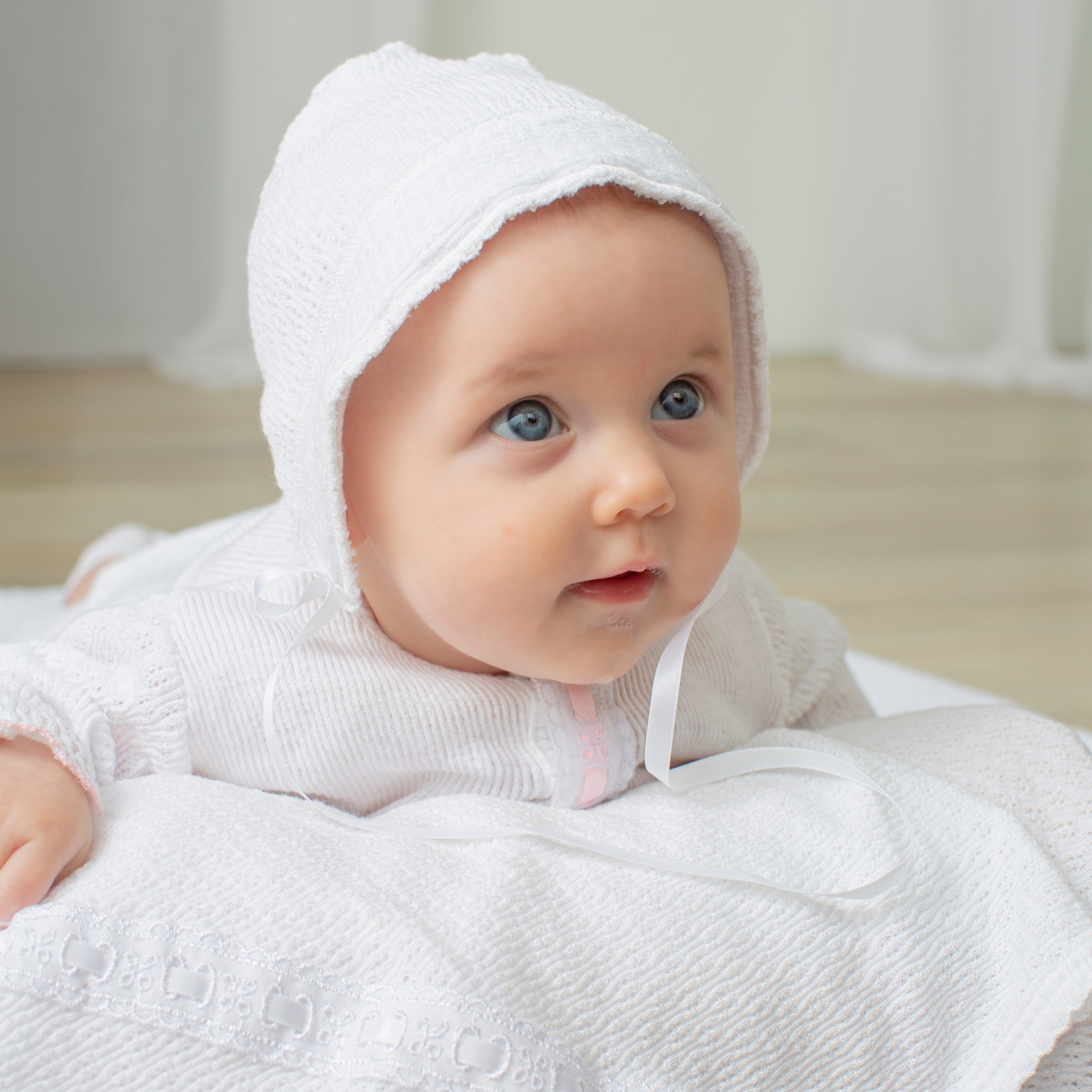 帽子 THE BARNNET ivory enfant knit bonnet CHILDREN'S CHUNKY KNIT BONNET | Zara Home United States of