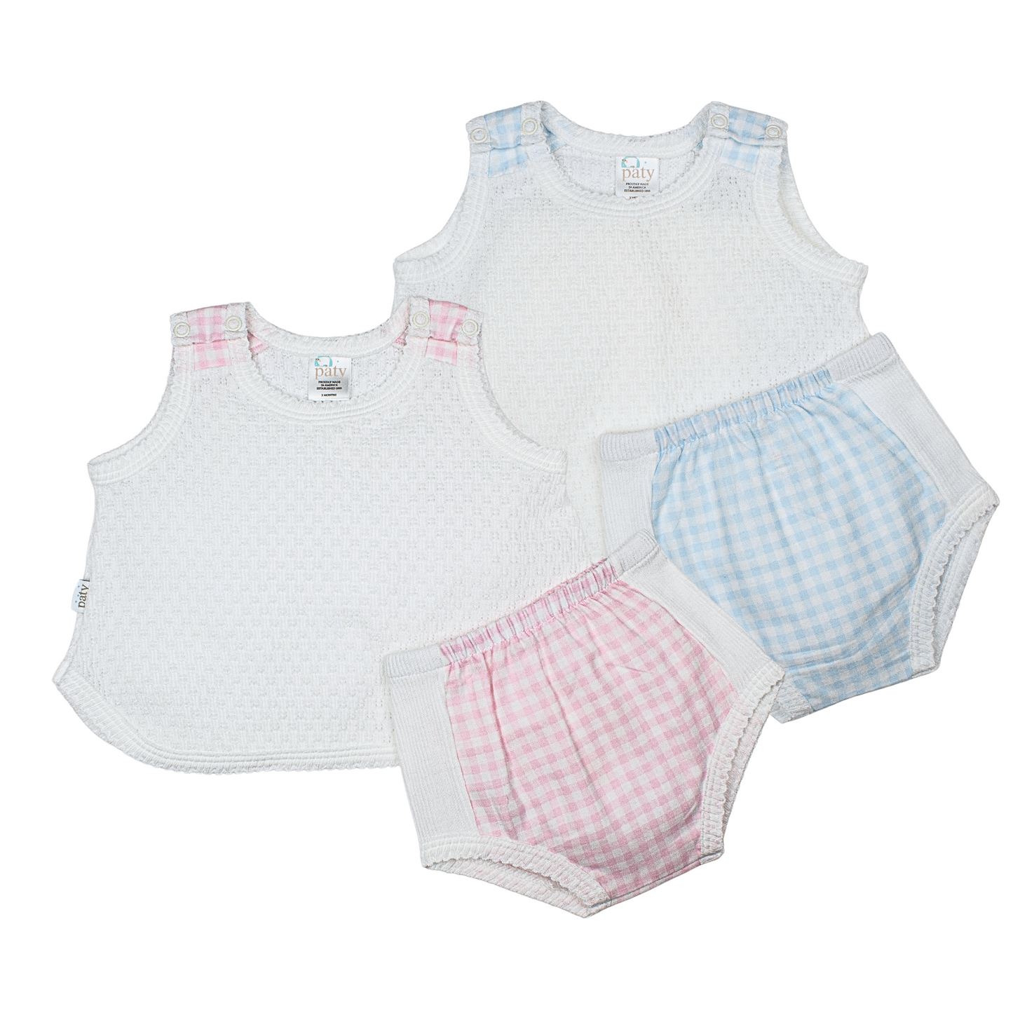 Paty Knit Diaper Set #15S016GHM