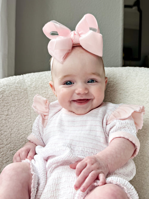PatyKnit™ Bubble with Ruffle Shoulder Trim
