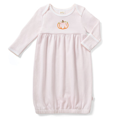 Paty Organic Cotton Overlap Shoulder Baby Gown