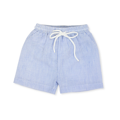 Seersucker Boys Swim Shorts