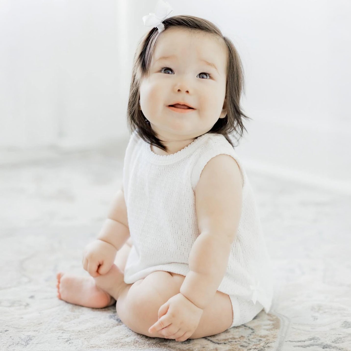 Paty Knit, 2 PC Sleeveless Diaper Set #136