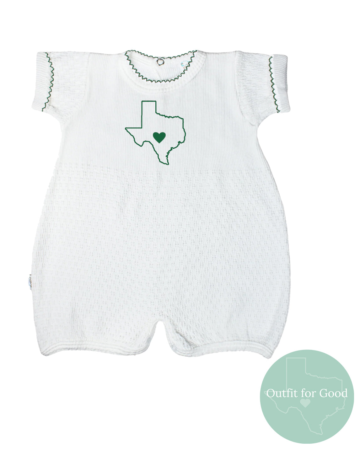 Texas Strong 💚 Paty Knit Bubble with Monogram #162TXS